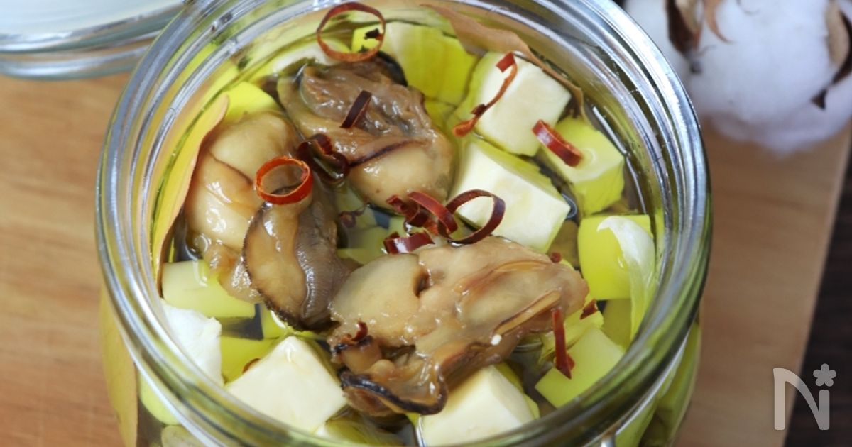 魅惑の牡蠣のオイル漬け