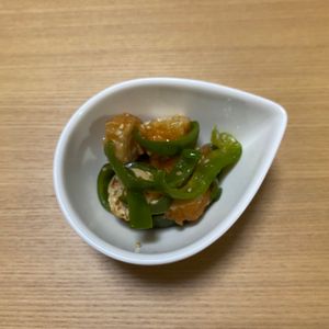 こりりの作ってみた!投稿(ピーマンとちくわのきんぴら【パパっと副菜♪作り置きにも！】)