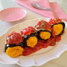 【かぼちゃのナスロール】ハロウィンパーティに我が家の定番！
