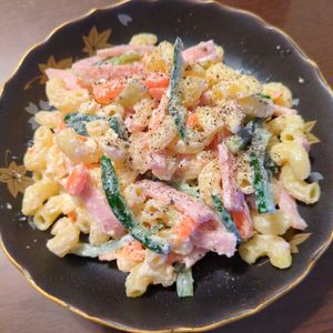 たりおの作ってみた!投稿(まろやかクリーミー♪マカロニサラダ【作り置き】)