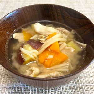 puricoの作ってみた!投稿(【業務スーパー】ほっこり♪具沢山さつまいも豚汁)