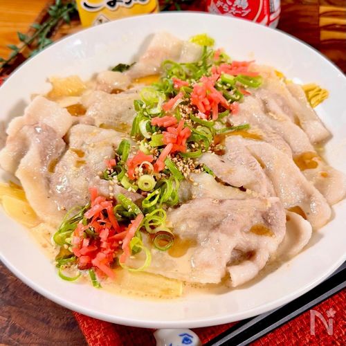 やる気1%で豚バラ白菜の無水とんこつ煮込み風