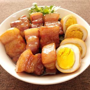 855848の作ってみた!投稿(【オイスター仕立ての豚の角煮】いつもの角煮にコクをプラス😋)