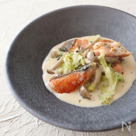 鮭と白菜のクリーム煮 By Hoppe レシピサイト Nadia ナディア プロの料理家のおいしいレシピ
