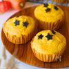 子どもが喜ぶ♪冬至に食べたい【かぼちゃと人参の米粉マフィン】