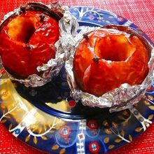 クローブ香るココナッツオイルで焼きりんご