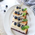 脂質控えめ！ブルーベリーチーズケーキバー