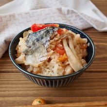 【美味しく脳を活性化】鯖とトマトの炊き込みご飯