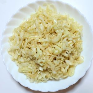 ふうかの作ってみた!投稿(焼き肉屋さんの超簡単『やみつきキャベツ』)