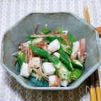 長芋とオクラの梅肉和え