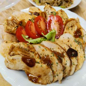 もんぶらん°・*:.。.☆の作ってみた!投稿(【むね肉しっとりタレが絶品鶏チャーシュー】作り置き・お弁当に)