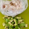 【アボカドと長芋のわさび梅マヨ】和風味でやみつき!!の下準備