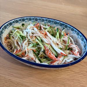 ぽんの作ってみた!投稿(【戻し不要】ポリポリ切り干し大根とカニかま新玉ねぎの中華風)