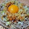 ヴェルの作ってみた!投稿(あったかつゆだくで食べる!月見納豆のぶっかけ蕎麦)