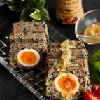 ごま醤油ガーリック風味な和風ミートローフ