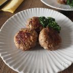 【きんぴらごぼうのリメイクで】ごぼういり豚つくね