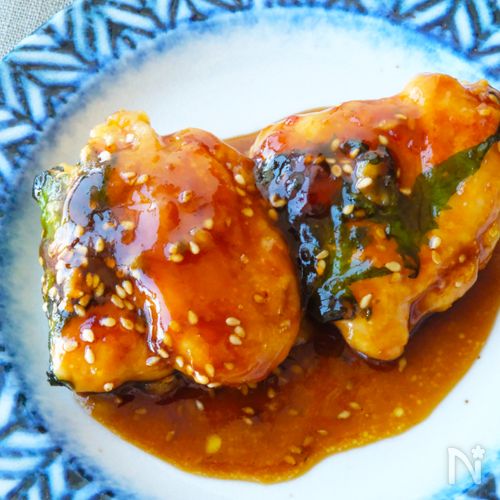 【ささみのしそチーズ照り焼き】甘辛で食欲そそる♪