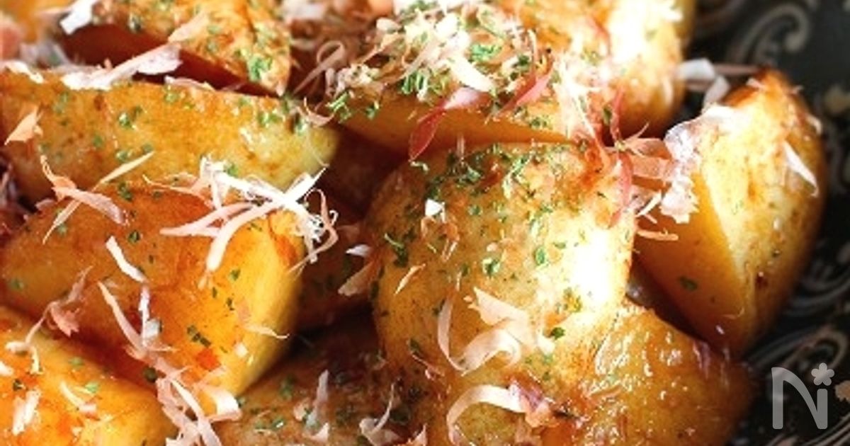 じゃがいものほくほく照り焼き＊かつお節風味