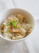 たけのこと油揚げのだし炊き混ぜごはん