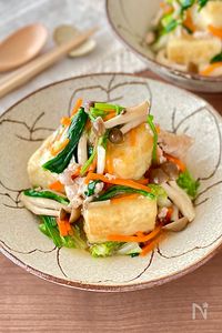 たっぷり野菜あんの揚げ出し豆腐