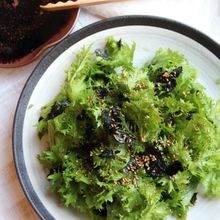 《３分で出来る♪》わさび菜のやみつきサラダ