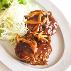 照り焼きごぼうハンバーグ