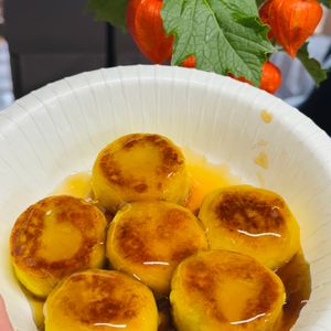 미키の作ってみた!投稿(材料4つでとろーり甘辛い♪もっちりみたらしカボチャ餅)