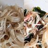5分・おつまみ小鉢【新玉ねぎのカニカマわかめの三杯酢和え】の工程2
