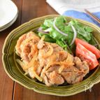 こっくりとした味わい！豚肉のしょうが味噌焼き