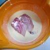 絶対に揚げたてを食べて欲しい「ふわふわ鯛の天ぷら」の工程2