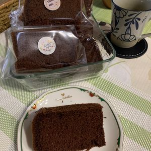 なるママの作ってみた!投稿(オイルの代わりは水で大丈夫！米粉のチョコレートシフォンケーキ)