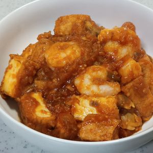 ひろりぃの作ってみた!投稿(【厚揚げでボリュームアップ】厚揚げエビチリ)
