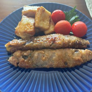 こむぎの作ってみた!投稿(【ごま香るなすの豚しそ巻き】肉じゅわ、なすとろん、タレ簡単)