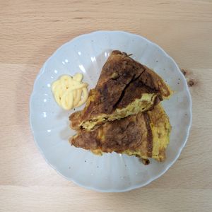 ゆいの作ってみた!投稿(【うす焼き納豆オムレツ】混ぜて焼くだけ！包まず簡単♪)