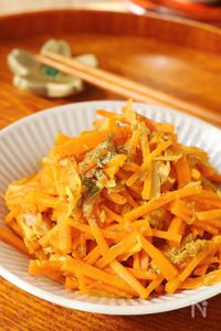 食欲そそる♪【にんじんとツナのカレーきんぴら】お弁当に◎