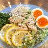 楽ラク手抜キッチン🐶🐾の作ってみた!投稿(【ネギ塩レモンの冷やしラーメン】ささみはレンチンで！)