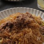 ボリューム満点！春雨と豚肉炒め