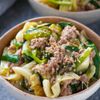 たっぷり野菜が美味♡『キャベツとニラのひき肉あんかけ丼』の工程4