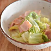 白菜とベーコンのうま煮