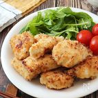 サクサク♡柔らか鶏むね肉のコンソメパン粉焼き