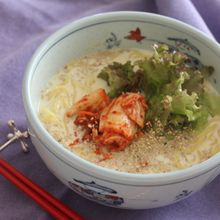 豆乳キムチラーメン