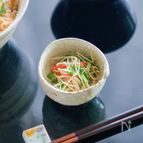 手軽なのに上品♪スプラウトとかにかまのごま酢あえ