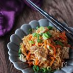 豚肉入りでボリュームアップ！【きんぴら風切り干し大根】