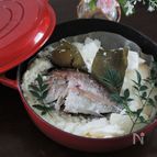 ストウブで鯛の塩釜焼き