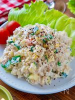 【ズッキーニとツナのイタリアン白和えサラダ】うどんスープで！