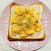 よっこの作ってみた!投稿(『ハムたまチーズトースト』#簡単#子供#耳までおいしい)