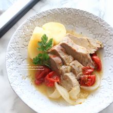 豚肉とミニトマトのポットロースト