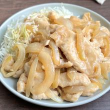 鶏むねの生姜焼き