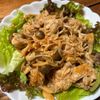 ゆくゆくの作ってみた!投稿(ワンパン10分!【豚こま肉ときのこのケチャップ炒め】)