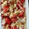 作っておくと便利なトマトとの新玉ねぎマリネの工程3
